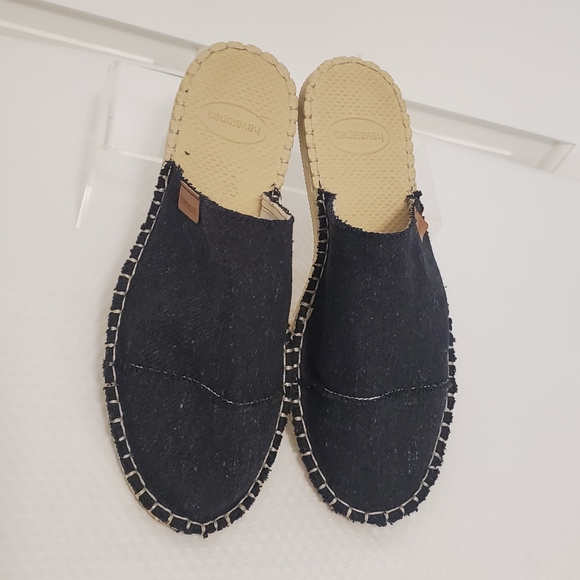 Havaianas Shoes - Havaianas Original Free Black Mules Size 8, Lightweight, Comfy, Stylish